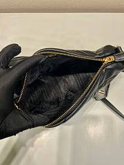 Prada Triangle Nappa Leather Black Shoulder Bag - 4