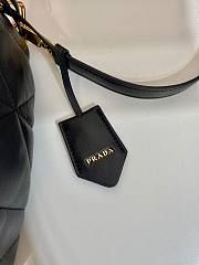 Prada Triangle Nappa Leather Black Shoulder Bag - 3