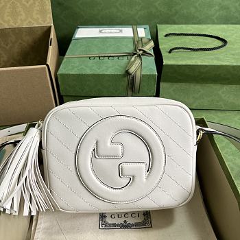 Okify Gucci Blondie Small Shoulder Bag White Leather