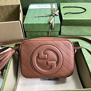 Okify Gucci Blondie Small Shoulder Bag Brown Leather  - 1