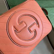  Okify Gucci Blondie Small Shoulder Bag Orange Leather - 4