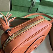  Okify Gucci Blondie Small Shoulder Bag Orange Leather - 2