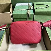 Okify Gucci Blondie Small Shoulder Bag Red Leather  - 2