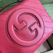 Okify Gucci Blondie Small Shoulder Bag Red Leather  - 6