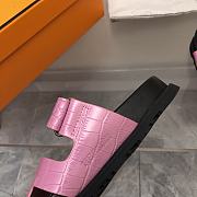 Hermes Chypre Sandal Pink 11670 - 4