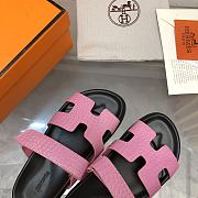 Hermes Chypre Sandal Pink 11670 - 2