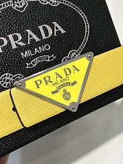Prada yellow belt 35mm 11678 - 3