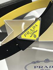 Prada yellow belt 35mm 11678 - 5