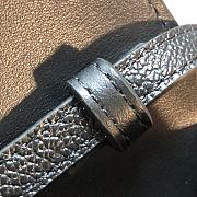 Burberry Check E-canvas and Black Leather Crossbody Bag - 6