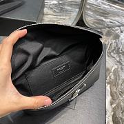 YSL Belt Bag Smooth Calfskin Silver Hardware 11705 - 5