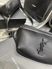 YSL Belt Bag Smooth Calfskin Black Hardware 11706 - 2