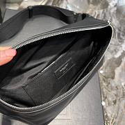 YSL Belt Bag Smooth Calfskin Silver Hardware 11708 - 5