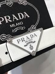 Prada white belt 35mm 11738 - 2