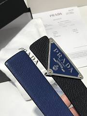 Prada navy blue belt 35mm 11739 - 5