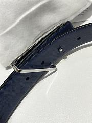 Prada navy blue belt 35mm 11739 - 6