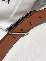 Prada orange belt 35mm 11741 - 3