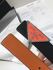 Prada orange belt 35mm 11741 - 2