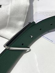 Prada green belt 35mm 11744 - 2
