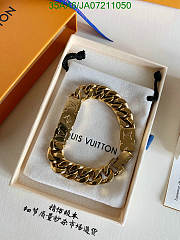 LV Men's Bracelet Gold 11752 - 1