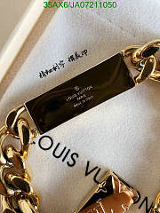 LV Men's Bracelet Gold 11752 - 6