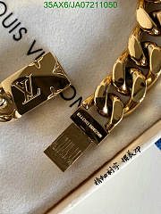 LV Men's Bracelet Gold 11752 - 3