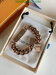LV Men's Bracelet Rose Gold 11752 - 2