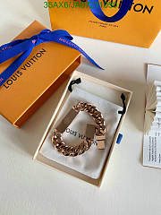LV Men's Bracelet Rose Gold 11752 - 3