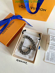 LV Men's Bracelet Silver 11754 - 4