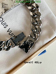 LV Men's Bracelet Silver 11754 - 6