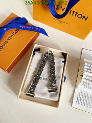 LV Men's Bracelet Silver 11755 - 6