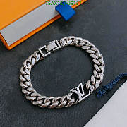 LV Men's Bracelet Silver 11756 - 1