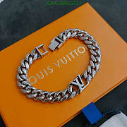 LV Men's Bracelet Silver 11756 - 2