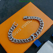 LV Men's Bracelet Silver 11756 - 3