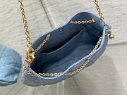 Dior Tote Blue Leather  - 6