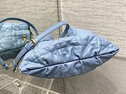 Dior Tote Blue Leather  - 5