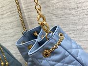 Dior Tote Blue Leather  - 3