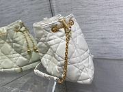 Dior Tote White Leather - 4