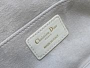 Dior Tote White Leather - 2