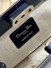 Dior Small Key Bag 22 Blue Oblique - 5