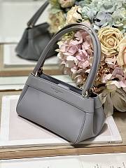 Dior Small Key Bag 22 Gray Leather - 6