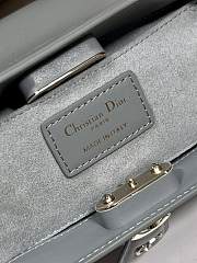 Dior Small Key Bag 22 Gray Leather - 4