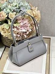 Dior Small Key Bag 22 Gray Leather - 3