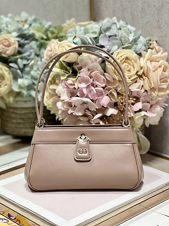 Dior Small Key Bag 22 Pink Nude Leather