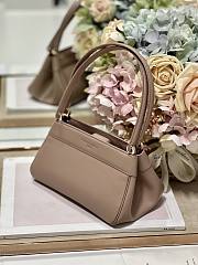 Dior Small Key Bag 22 Pink Nude Leather - 6