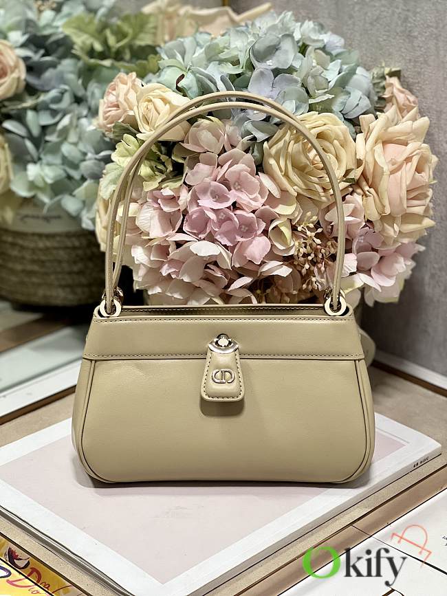 Dior Small Key Bag 22 Beige Leather - 1