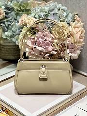 Dior Small Key Bag 22 Beige Leather - 1