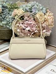 Dior Small Key Bag 22 Cream Leather - 5