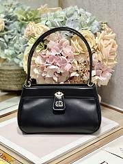 Dior Small Key Bag 22 Black Leather - 1