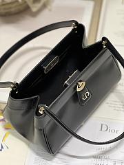 Dior Small Key Bag 22 Black Leather - 6