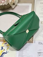 Dior Small Key Bag 22 Green Leather - 5